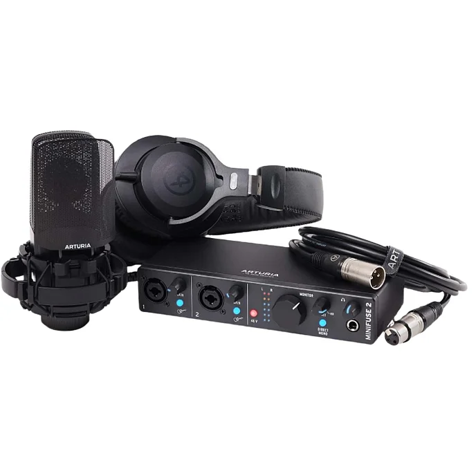 Комплект для звукозаписи Arturia MiniFuse Recording Pack Black - рис.0