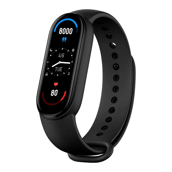 Носимые устройства Xiaomi Mi Smart Band 6 NFC Black - рис.0
