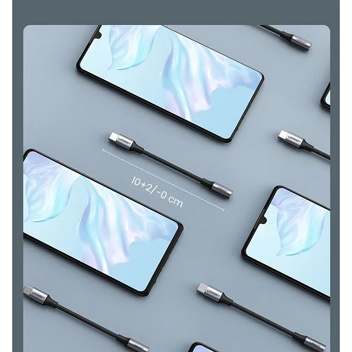 Адаптер UGREEN USB-C - 3.5mm Grey - рис.4