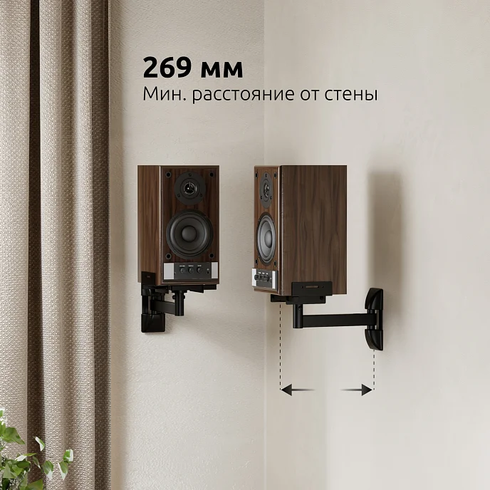 Кронштейн для акустики Uniteki SMP25 Black - рис.8