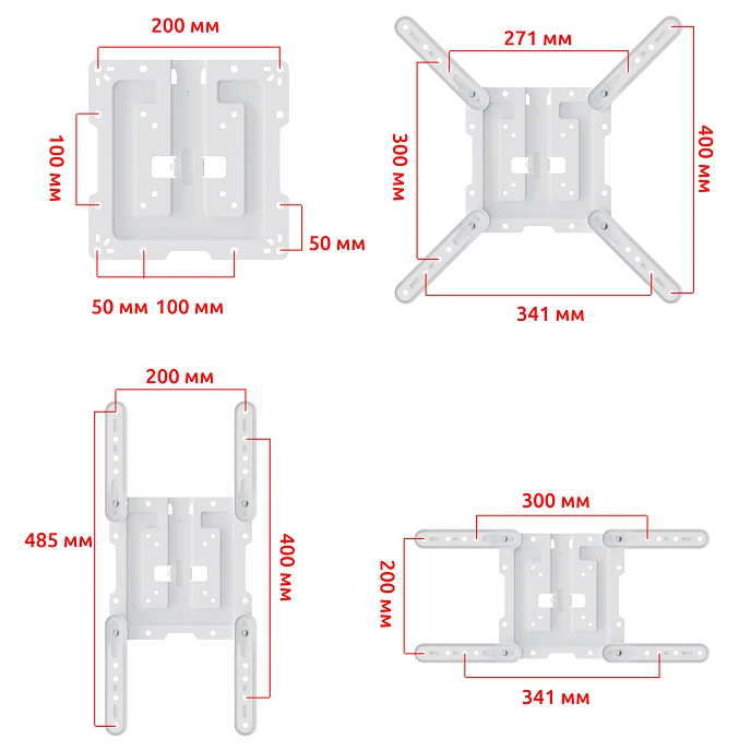 Кронштейн для монитора Uniteki LCD3440CBW White - рис.4