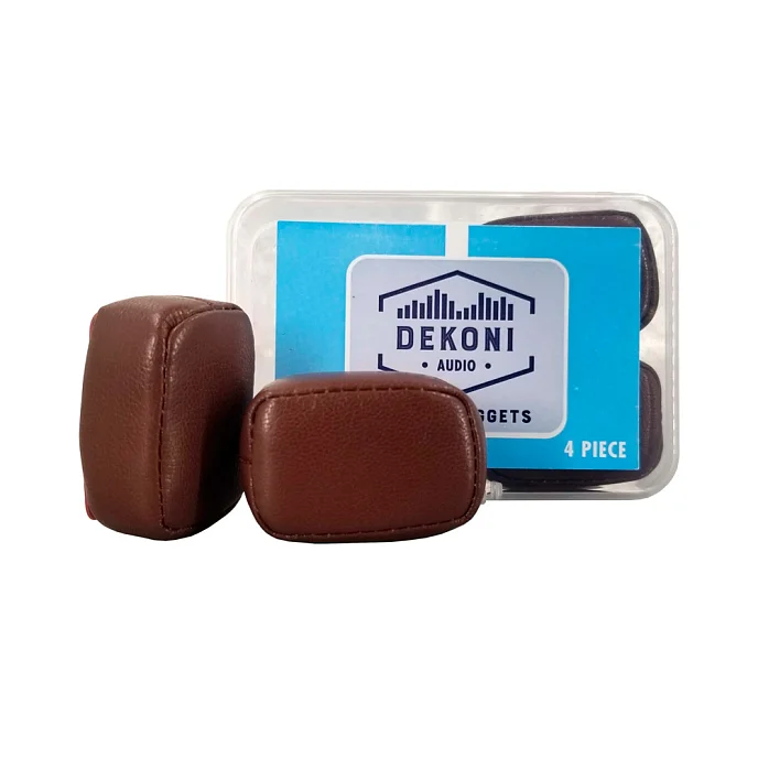 Накладки для наушников Dekoni Audio Nuggets Headphone Headband Pressure Relief Pads 4 Pack Brown - рис.0