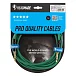 Кабель HeadMade Pro 6.3mm - 6.3mm Green 3m - рис.1
