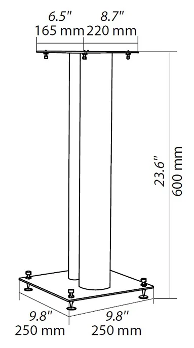 Стойка для Hi-Fi NorStone Stylum 2 Black - рис.4