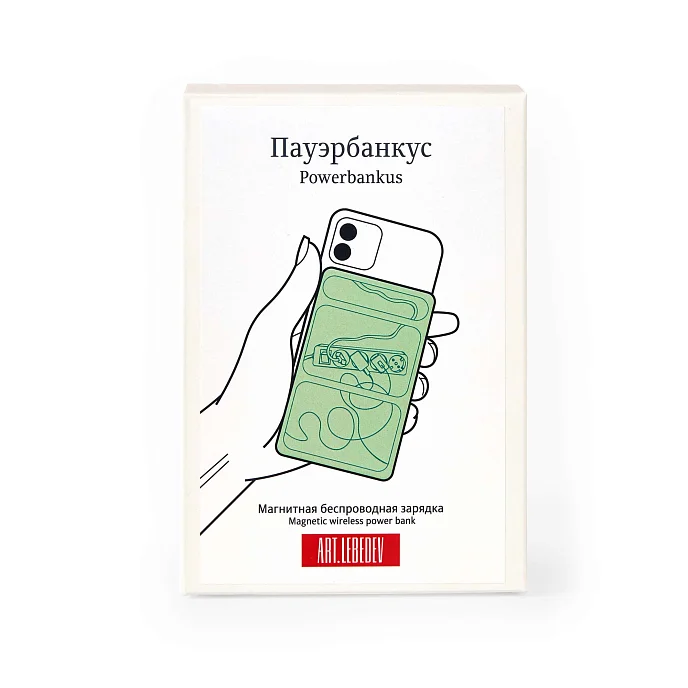 Портативный аккумулятор Art.Lebedev Пауэрбанкус Blue 5000 мАч - рис.4