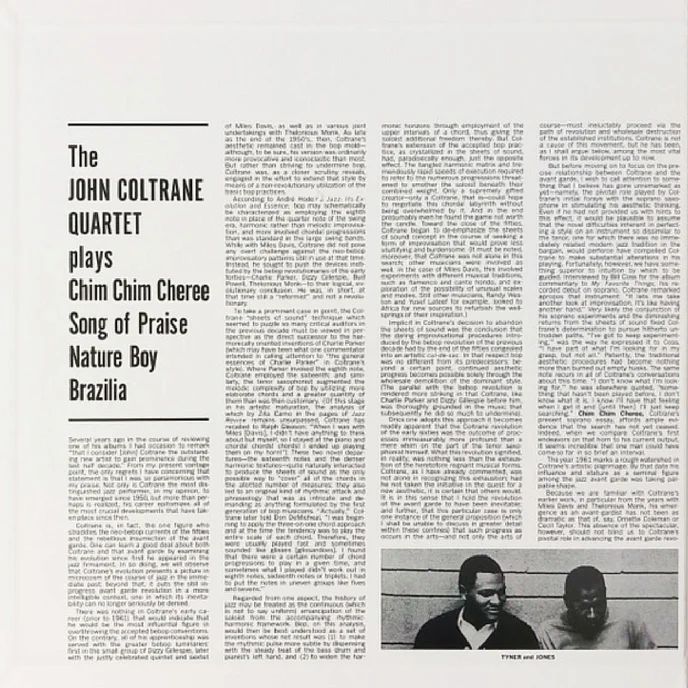 Пластинка The John Coltrane Quartet - The John Coltrane Quartet Plays LP - рис.5