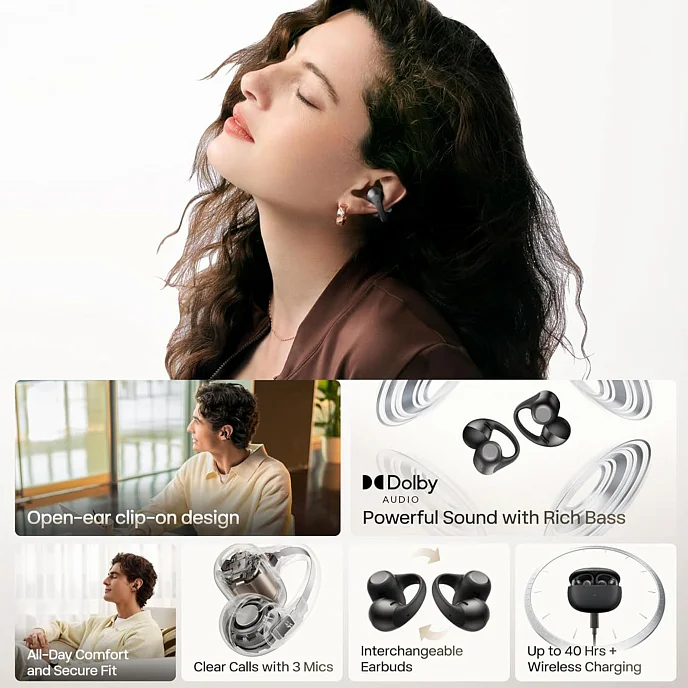 Наушники накладные Shokz OpenDots 2 Black - рис.3