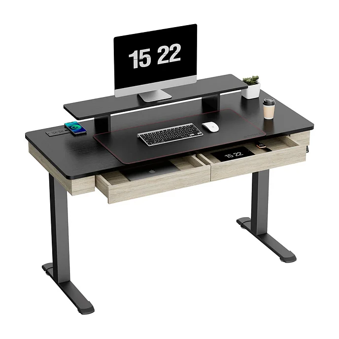 Компьютерный стол EUREKA ED-I55 Rustic Grey - рис.2