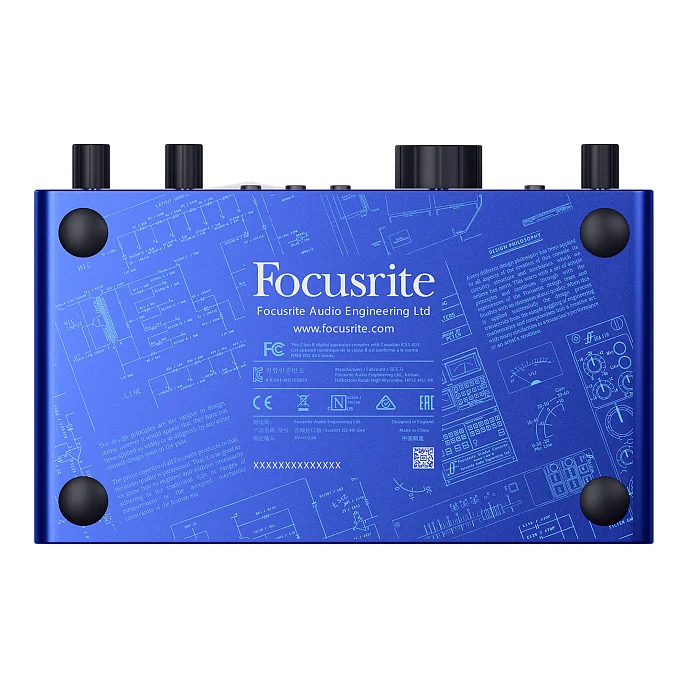 Аудиоинтерфейс Focusrite Scarlett 2i2 4th Gen Anniversary Edition Blue - рис.5