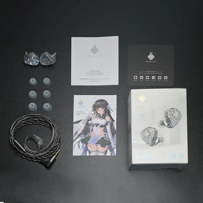 Наушники внутриканальные Hidizs MS1 Galaxy with mic Black - рис.3