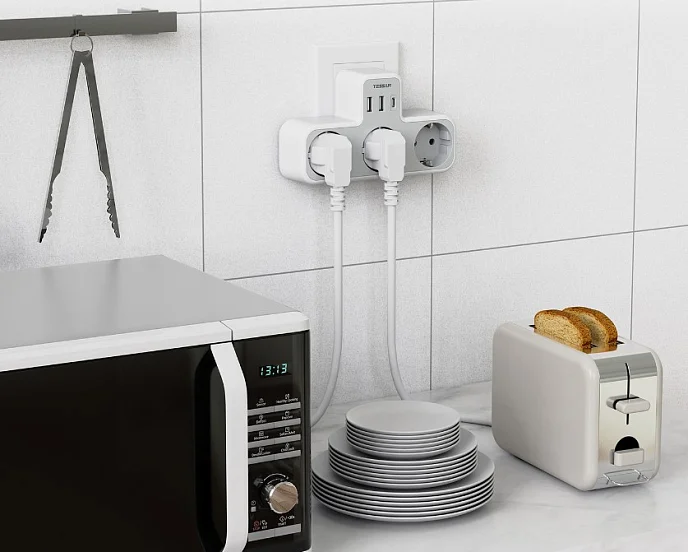 Сетевой фильтр Tessan TS-323-C Grey - рис.3