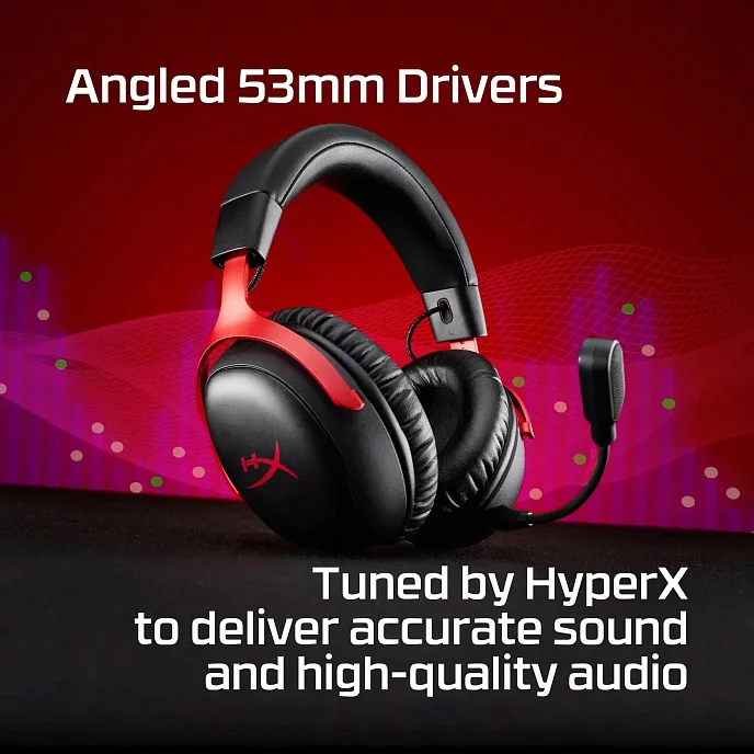 Игровая гарнитура HyperX Cloud III S Wireless Black/Red - рис.8