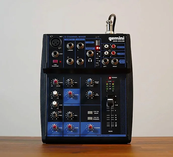 Микшерный пульт Gemini GEM-05USB - рис.3