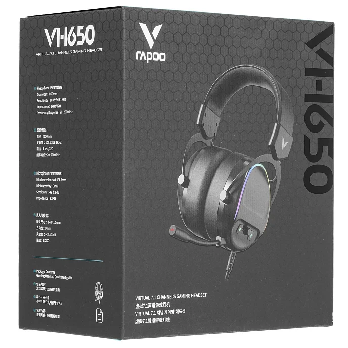 Игровая гарнитура Rapoo VH650 Black - рис.13