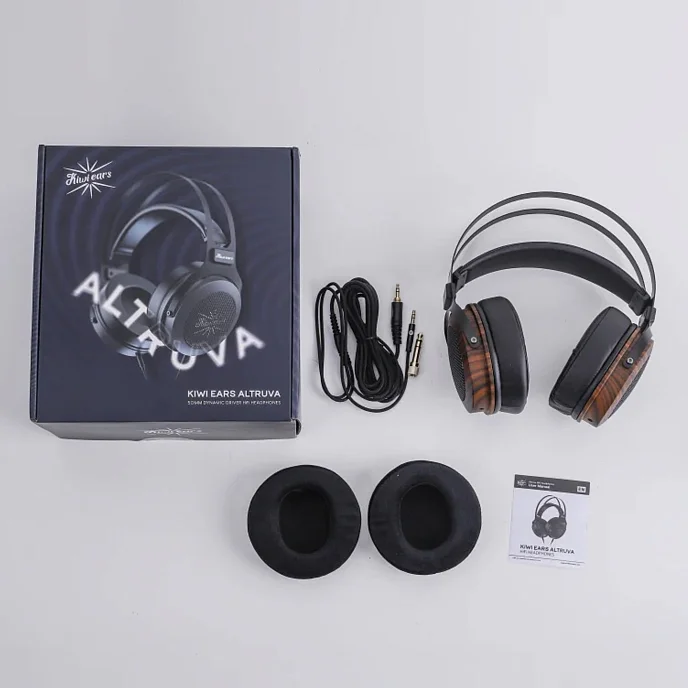 Наушники полноразмерные Kiwi Ears Altruva Black/Wood - рис.10