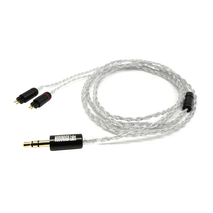 Кабель Nobunaga Labs Entry Iris Silver 2-pin - 3.5mm - рис.1