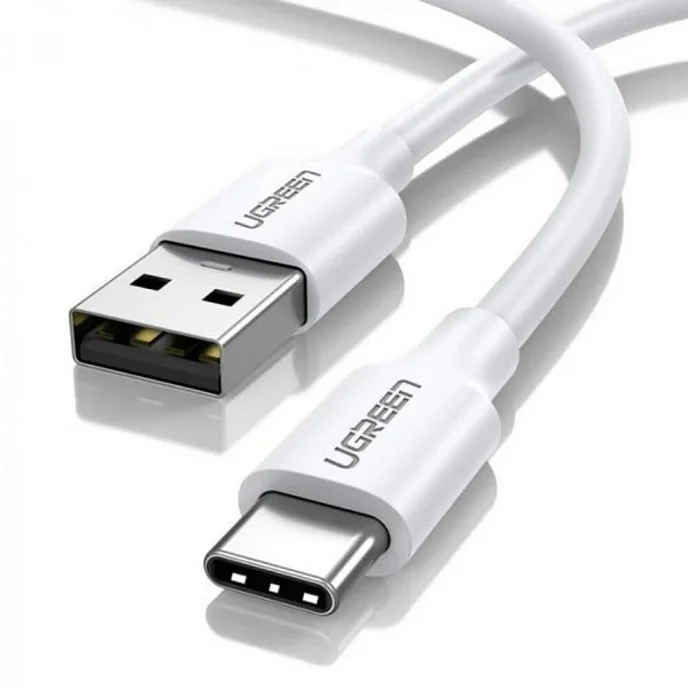 Кабель Ugreen US287 USB-A - USB-C White 1m - рис.2