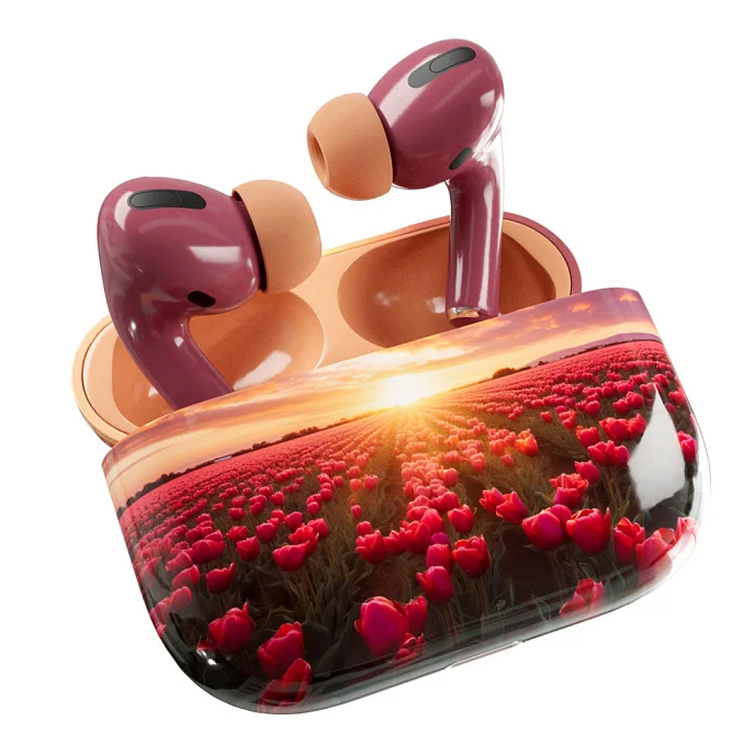 Беспроводные наушники Apple AirPods Pro 2nd gen with MagSafe USB-C (2023) Tulip Fields - рис.0