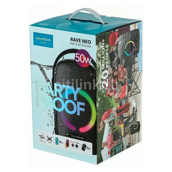 Портативная колонка Anker Soundcore Rave Neo Black - рис.5