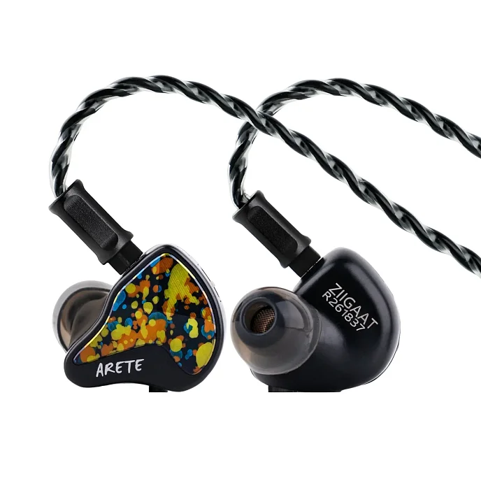 Наушники внутриканальные ZiiGaat Fresh Reviews Arete II Graffiti - рис.1