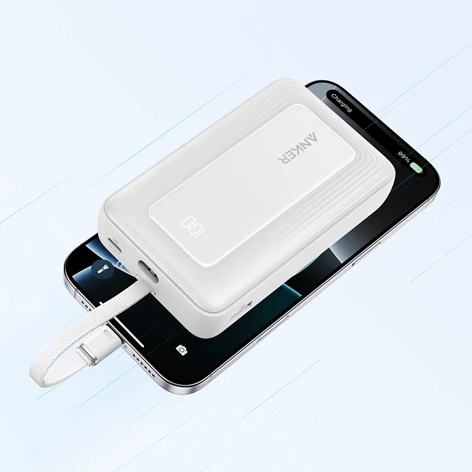 Внешний аккумулятор Anker Zolo Power Bank 10K 30W White - рис.3