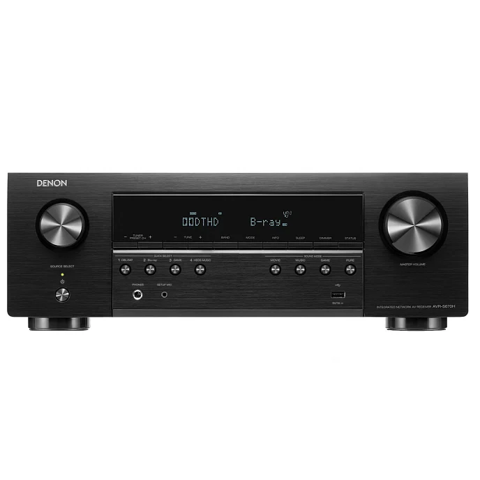 Ресивер Denon AVR-S670H Black - рис.0