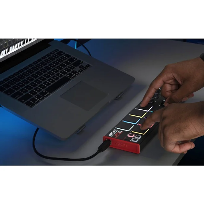 MIDI-контроллер AKAI PRO LPD8 MK2 Black Red - рис.3