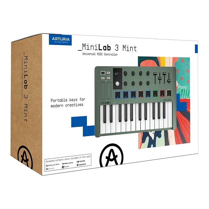 MIDI-клавиатура Arturia MiniLAB 3 Mint Edition - рис.5
