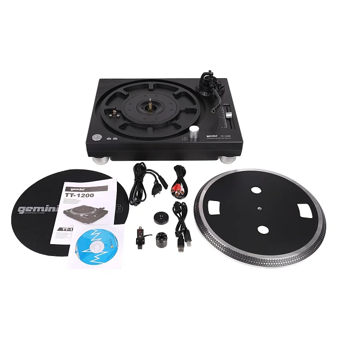 Проигрыватель винила Gemini TT-1200 Black - рис.17