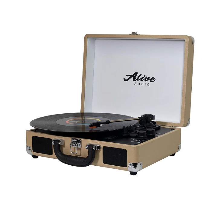 Проигрыватель винила Alive Audio GLAM Latte - рис.1