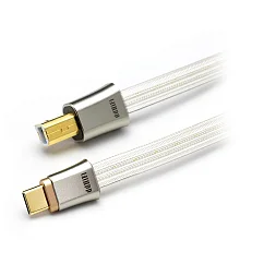 Кабель ddHiFi TC19BC silver USB-C - USB-B 95cm
