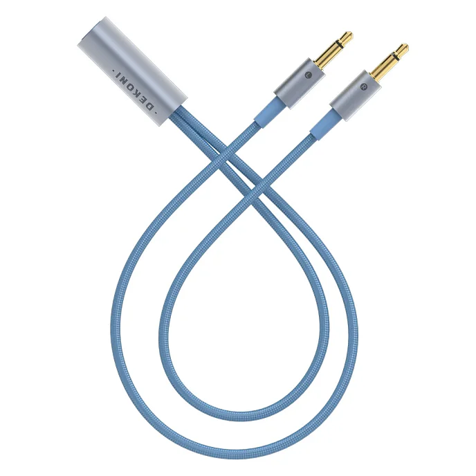 Кабель Dekoni Audio Ensemble 4.4mm Nylon Wrapped Cable with 2x3.5mm 1.32m - рис.4