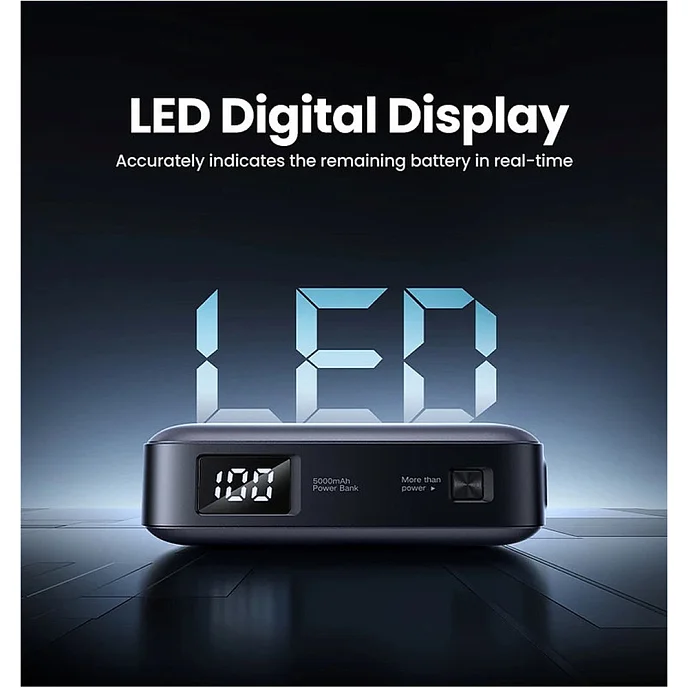 Внешний аккумулятор Ugreen Mini PB503 5000mAh PD 20W Grey - рис.2