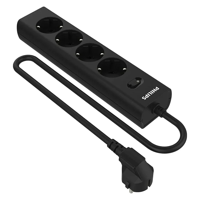 Сетевой фильтр Philips CHP2145WC/51 Black 5m - рис.0