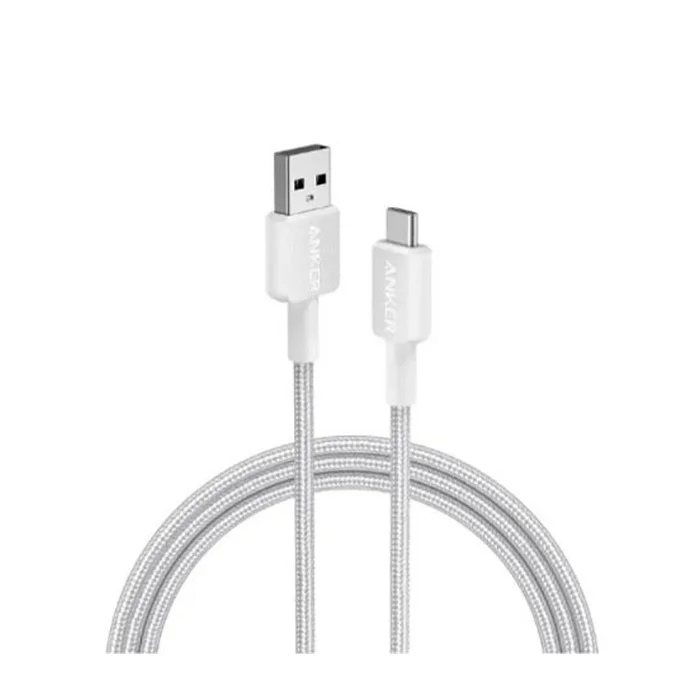 Кабель Anker 322 USB-A - USB-C White 1m - рис.0