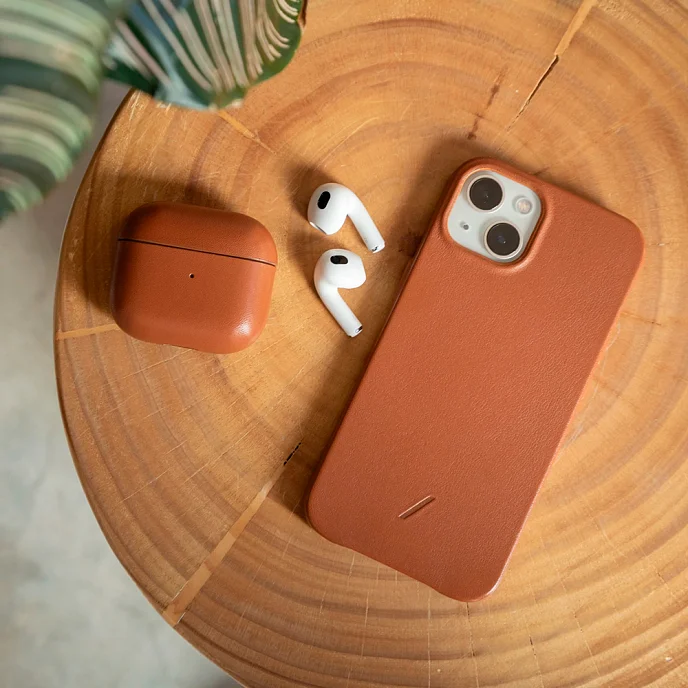 Чехол для Airpods Native Union Leather Case AirPods 3 Brown - рис.6