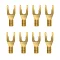 Wireworld Uni-Term Gold Spades Set of 8