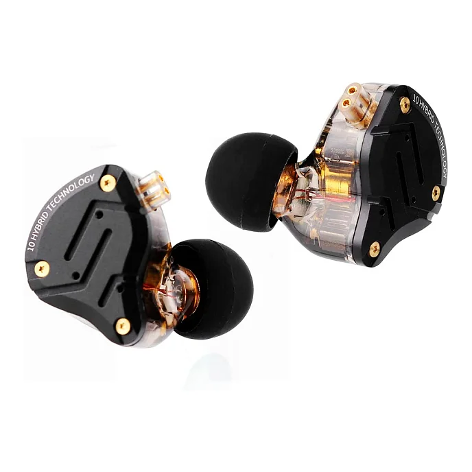 Наушники внутриканальные KZ ZS10 Pro Stone Black without mic - рис.2