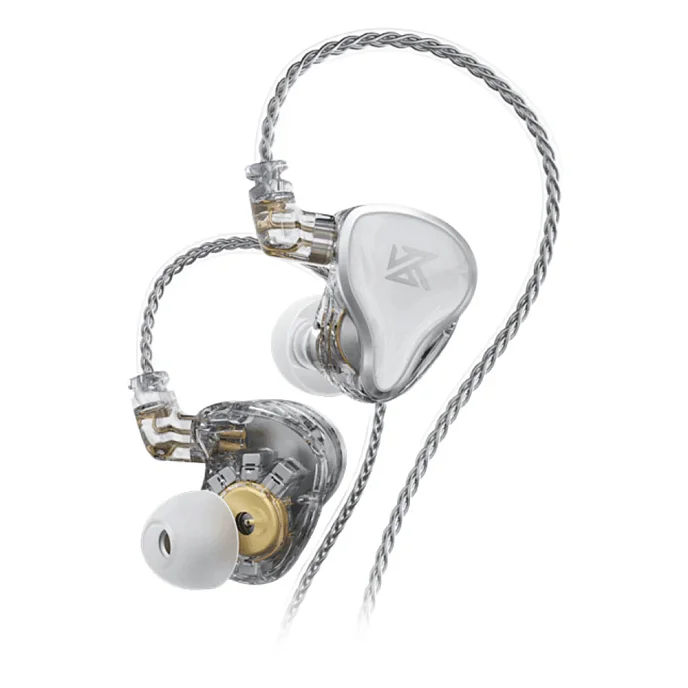 Наушники внутриканальные KZ ZAS without mic Silver - рис.0