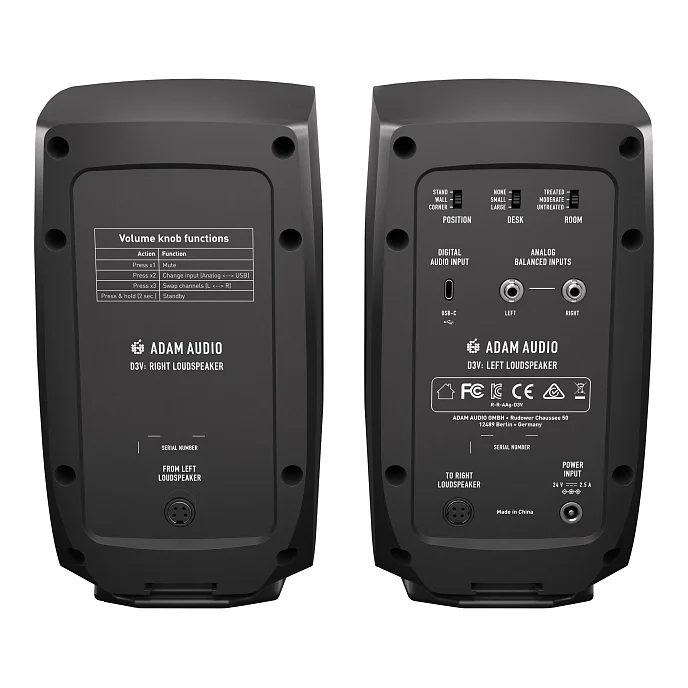 Студийный монитор ADAM AUDIO D3V Black - рис.2