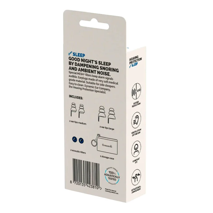 Беруши Crescendo Sleep Eco Box Blue беруши для сна - рис.3