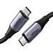 Кабель UGREEN US355 Gen2 Black USB-C/USB-C 1m - рис.1