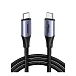 Кабель UGREEN US355 Gen2 Black USB-C/USB-C 1m - рис.0