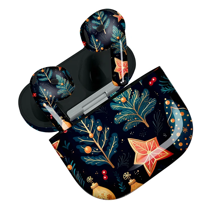 Беспроводные наушники Apple AirPods 4 Festive Pine Forest Melody - рис.0