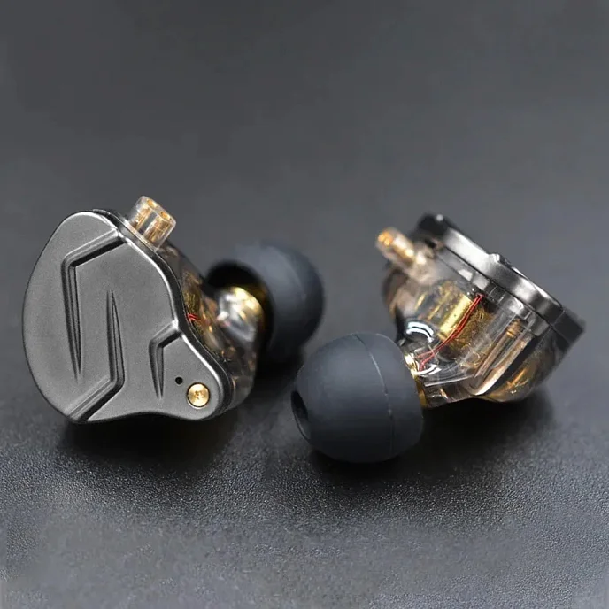 Наушники внутриканальные KZ ZSN Pro With Mic Grey - рис.1