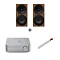 Amphion Argon1 Walnut + WiiM AMP Space Gray + AudioQuest SLIP-DB 14/2
