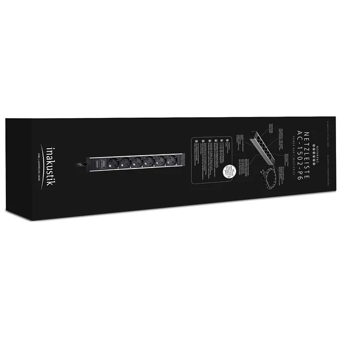 Сетевой фильтр Inakustik Referenz Power Bar AC-1502-P6 1.5m - рис.3