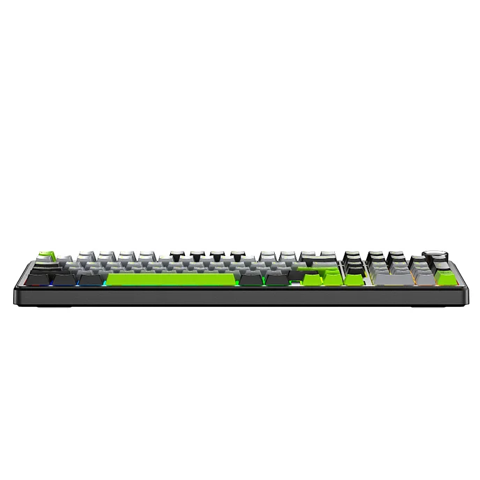 Клавиатура AULA F99Pro Black-White-Green Star Vector Switch - рис.1