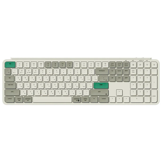 Клавиатура Keychron B6 Pro Retro Green - рис.0