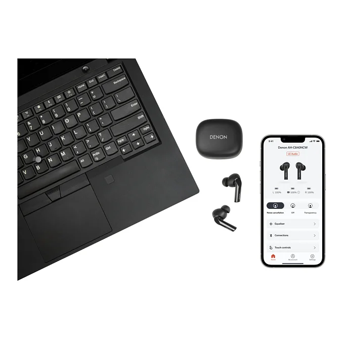Беспроводные наушники Denon AH-C840NCW Black - рис.16